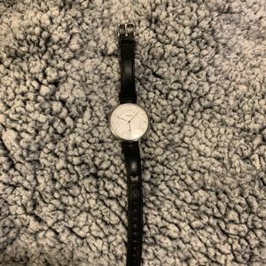 Fossil Jacqueline Black leather watch